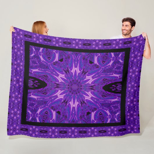 Metamorphose Rose 3 Fleecedecke (Beispiel)