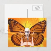 Metamorphose von Nosferatu Dracula Postkarte (Vorne/Hinten)