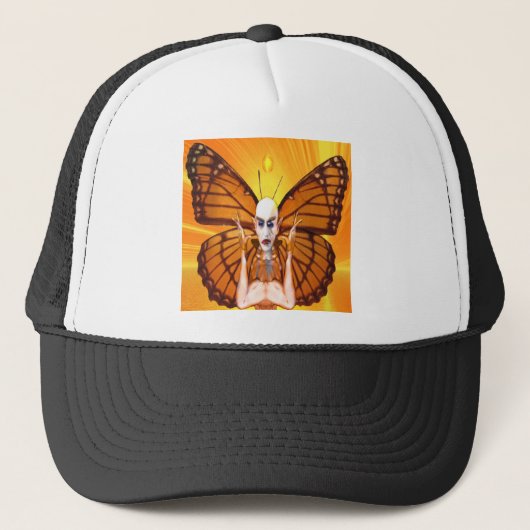 Metamorphose von Nosferatu Dracula Truckerkappe (Vorderseite)