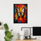Metamorphose zeitgenössischer expressionistischer poster (Heimbüro)