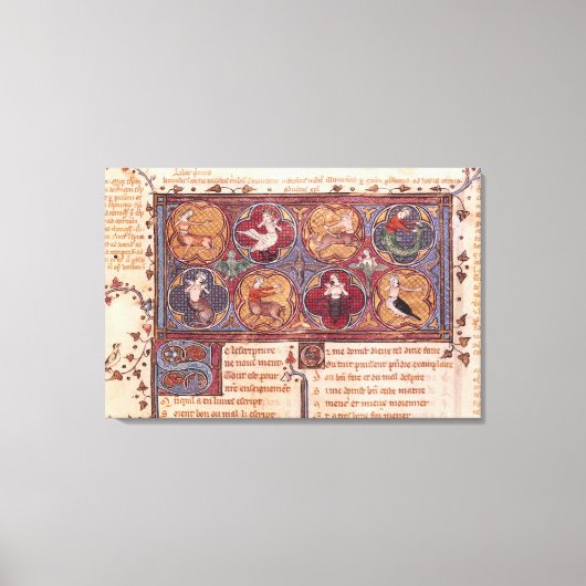 Metamorphosen von Ovid Moralize Leinwanddruck (Vorderseite)