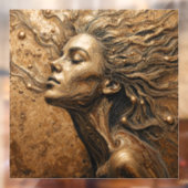 “Metamorphosis of Light” – A Surreal Portrait Fensteraufkleber (Blatt 2)