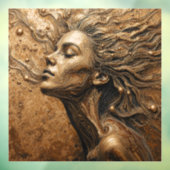 “Metamorphosis of Light” – A Surreal Portrait Fensteraufkleber (Blatt 3)