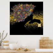 METAMORPHOSIS SchmetterlingsLady Poster (Küche)