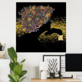 METAMORPHOSIS SchmetterlingsLady Poster (Heimbüro)