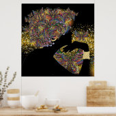 METAMORPHOSIS SchmetterlingsLady Poster (Küche)