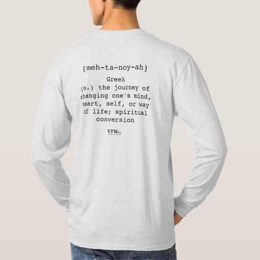 Metanoia Basic Long Sleeve T-Shirt (Rückseite)