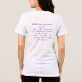Metanoia Bella+Leinwand Tri-mix T - Shirt (Rückseite)