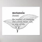 Metanoia Isnpirational Poster (Vorne)