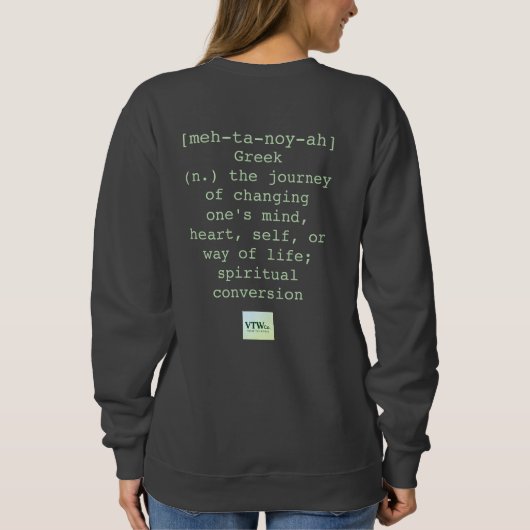 Metanoia Womens' Crewneck Sweatshirt (Rückseite)