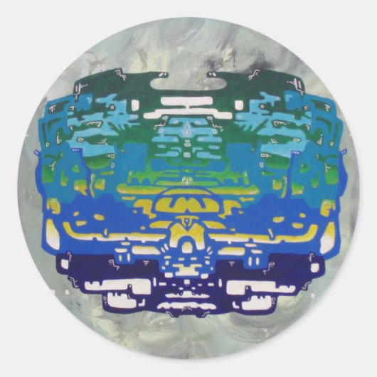 Metaphase Runder Aufkleber (Vorderseite)