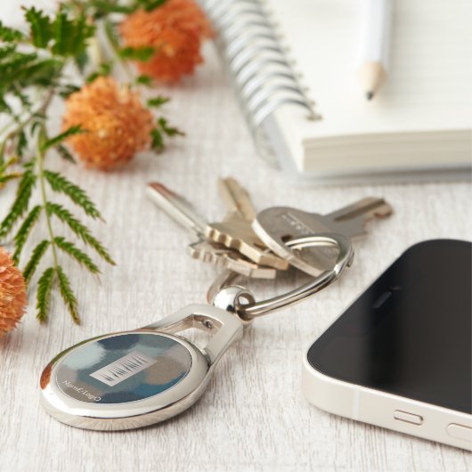 Metapher_3_Growth_1 Metall Schlüsselanhänger (Seite)