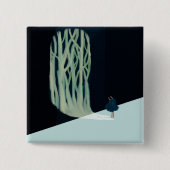 Metapher_7_a Mädchen im Wald Button (Vorderseite)