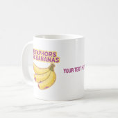 Metapher Funny Typografy Kaffeetasse (Vorderseite Links)