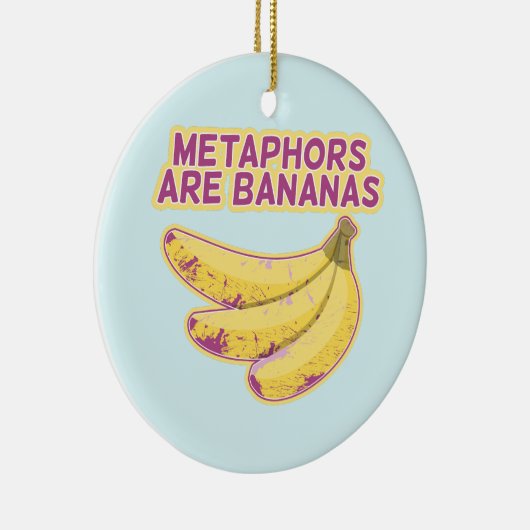Metapher Funny Typografy Keramik Ornament (Rechts)