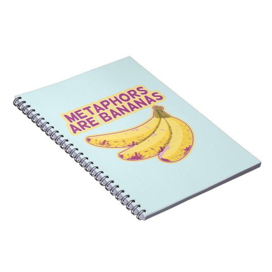 Metapher Funny Typografy Notizblock (Rechte Seite)