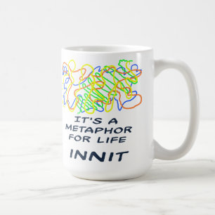 Metapher für Leben-Tasse Kaffeetasse