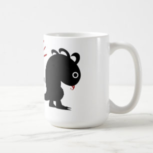 Metapher Nr. 5 (Dinosaurier mit Meteorit) Kaffeetasse