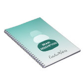 Metapher zur Erholung von ausgeglichenen Zen-Stein Notizblock (Rechte Seite)