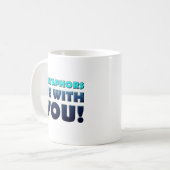 Metaphern seien mit dir Lustiger Becher Kaffeetasse (Vorderseite Links)