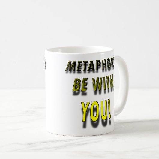 Metaphern sind mit Ihnen lustige Tasse oder (VorderseiteRechts)