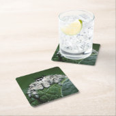 Metaphid Jumping Spider Rechteckiger Pappuntersetzer (Vor Ort)