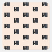 metaphor_14_interabschnitten_2 quadratischer aufkleber (Vorderseite)