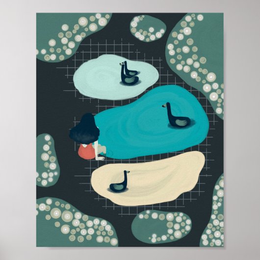 metaphor_17_a girl im matten Plakat (Vorne)
