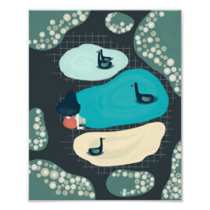 metaphor_17_a girl in the tarn fotodruck