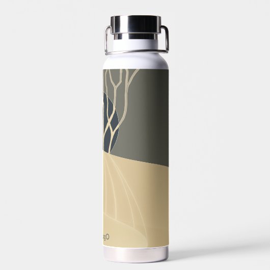 metaphor_20_a mondlimitierte Hügel_1 Trinkflasche (Rückseite)