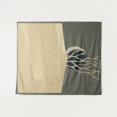 metaphor_20_a mondlit hill_1 L_size tapestry Wandteppich (Vorderseite (Horizontal))