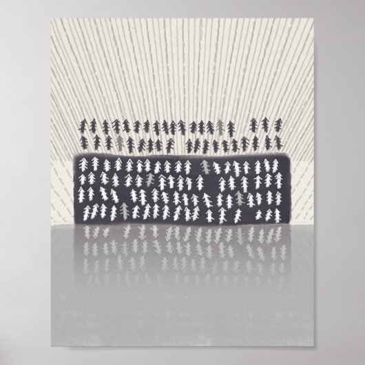 metaphor_2_reflektion mattes Poster (Vorne)