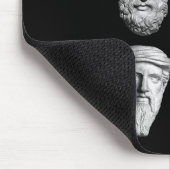 Metaphysica Sokrates Plato Aristoteles Philosopher Mousepad (Ecke)
