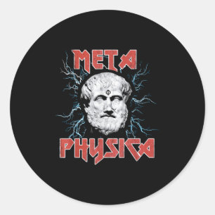 Metaphysik Aristoteles Metaphysik Frühgriechischer Runder Aufkleber
