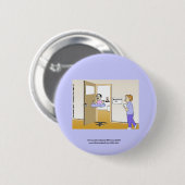 Metaphysik Labrador Klassischer Cartoon Schlüsselk Button (Vorne & Hinten)