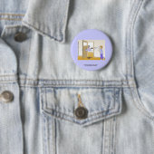 Metaphysik Labrador Klassischer Cartoon Schlüsselk Button (Beispiel)