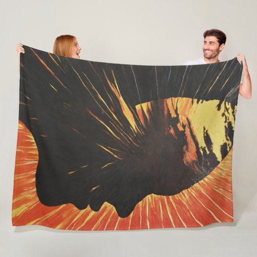 Metaphysische Sonnenaufgangskunst | Gesicht und So Fleecedecke (Beispiel)