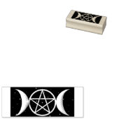 Metaphysische Triple Moons Gummistempel (Stempel)