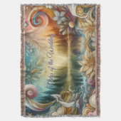 Metaphysische zeitlose spirituelle Fantasy Themes Decke (Vorderseite Vertikal)