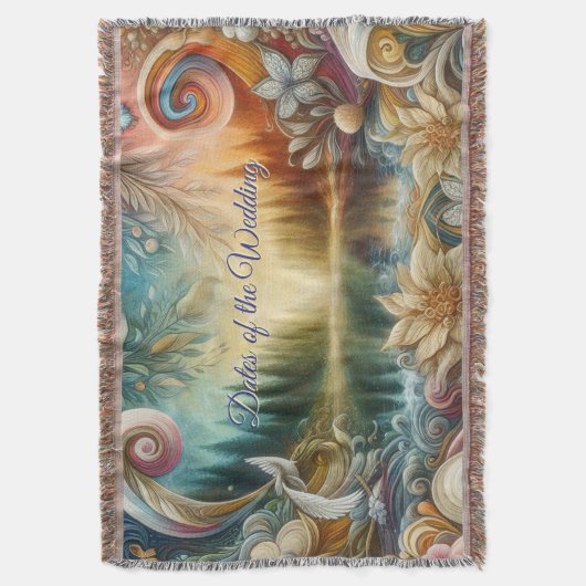 Metaphysische zeitlose spirituelle Fantasy Themes Decke (Vorderseite Vertikal)