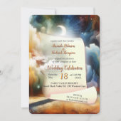 Metaphysische zeitlose spirituelle Fantasy Themes Einladung (Vorderseite)