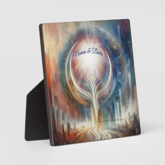 Metaphysische zeitlose spirituelle Fantasy Themes Fotoplatte (Vorderseite)