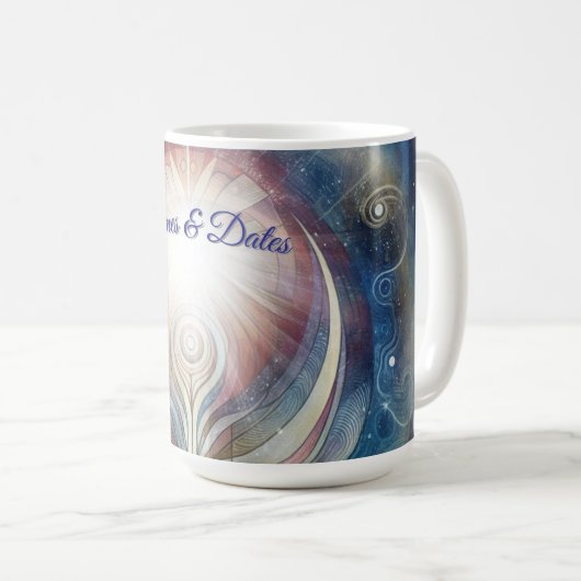 Metaphysische zeitlose spirituelle Fantasy Themes Kaffeetasse (VorderseiteRechts)