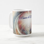 Metaphysische zeitlose spirituelle Fantasy Themes Kaffeetasse (Vorderseite Links)