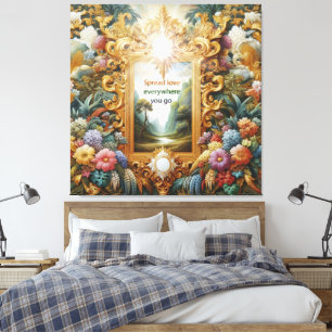 Metaphysische zeitlose spirituelle Fantasy Themes Leinwanddruck