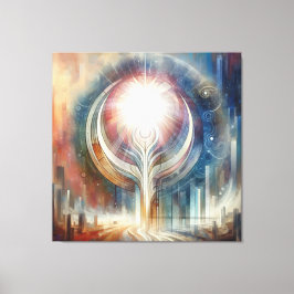 Metaphysische zeitlose spirituelle Fantasy Themes Leinwanddruck