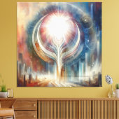 Metaphysische zeitlose spirituelle Fantasy Themes Leinwanddruck (Insitu (Wohnzimmer))