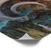 Metaphysische zeitlose spirituelle Fantasy Themes Poster (Ecke)