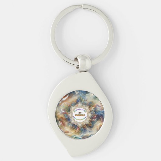 Metaphysische zeitlose spirituelle Fantasy Themes Schlüsselanhänger (Vorderseite)