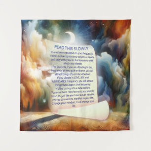 Metaphysische zeitlose spirituelle Fantasy Themes Wandteppich